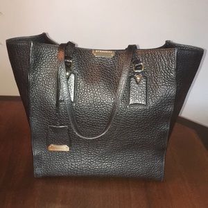 BURBERRY pebbled leather tote